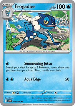 Frogadier - Chaos Rising (Common) [CRI-021] Main image