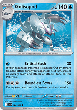 Golisopod - Chaos Rising (Uncommon) [CRI-026] Main image