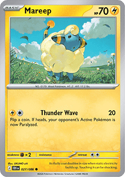 Mareep - Chaos Rising (Common) [CRI-027] Imagen principal del producto