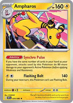 Ampharos - Chaos Rising (Rare) [CRI-029] Imagen principal del producto