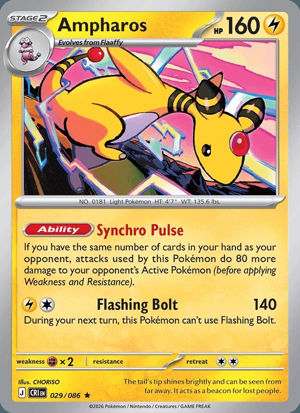 Ampharos - Chaos Rising (Rare) [CRI-029] Image principale du produit