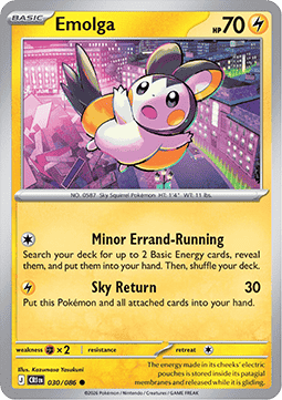 Emolga - Chaos Rising (Common) [CRI-030] Imagen principal del producto