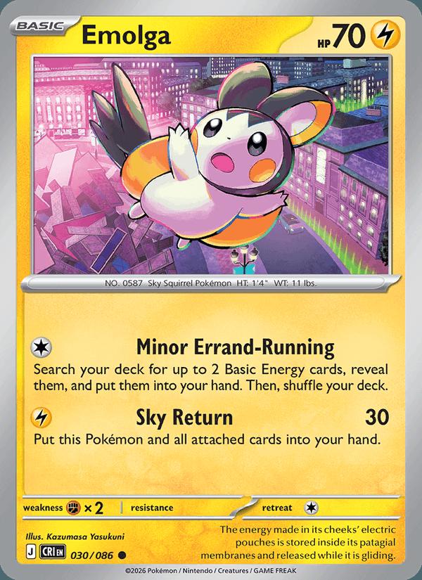 Emolga - Chaos Rising (Common) [CRI-030] Imagen principal del producto