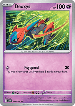 Deoxys - Chaos Rising (Uncommon) [CRI-034] Image principale du produit
