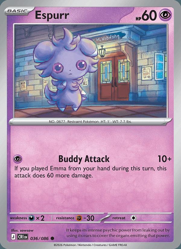 Espurr - Chaos Rising (Common) [CRI-036] Hoofdafbeelding