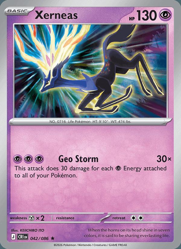 Xerneas - Chaos Rising (Rare) [CRI-042] Hoofdafbeelding