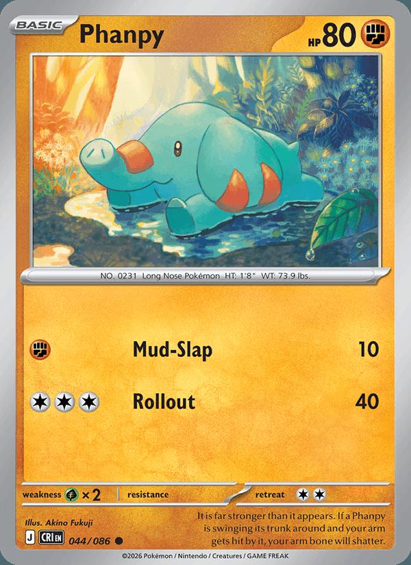 Phanpy - Chaos Rising (Common) [CRI-044] Hoofdafbeelding