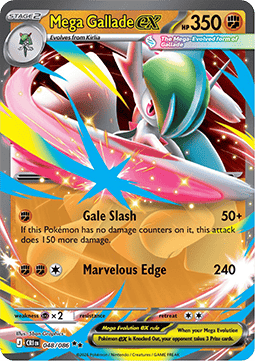 Mega Gallade ex - Chaos Rising (Double Rare) [CRI-048] Imagen principal del producto