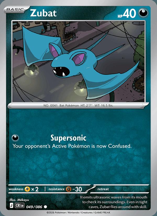 Zubat - Chaos Rising (Common) [CRI-049] Imagen principal del producto