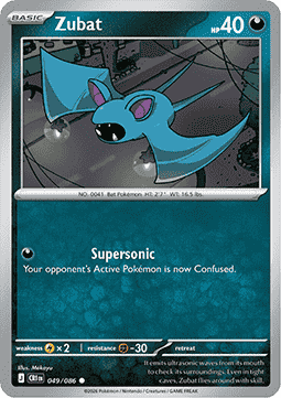 Zubat - Chaos Rising (Common) [CRI-049]