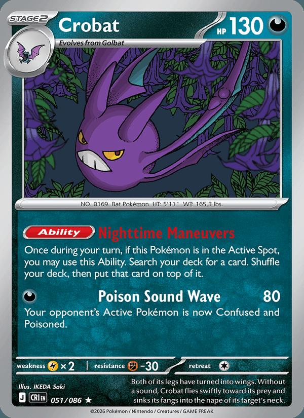 Crobat - Chaos Rising (Uncommon) [CRI-051] Hoofdafbeelding