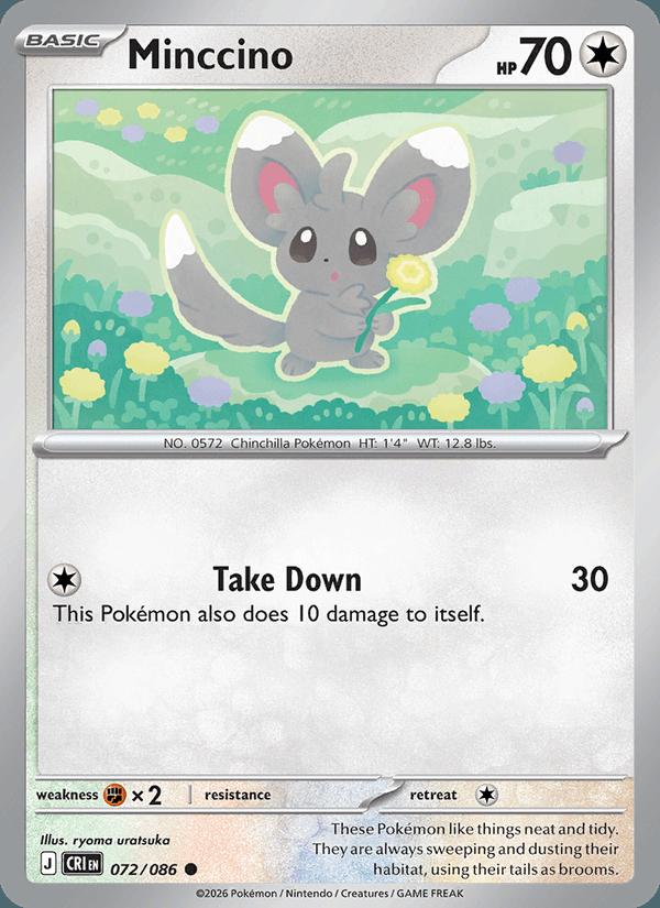 Minccino - Chaos Rising (Common) [CRI-072] Hoofdafbeelding