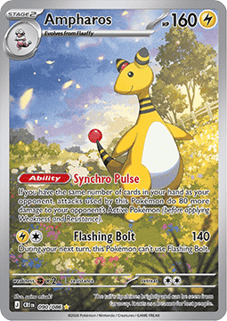 Ampharos - Chaos Rising (Illustration Rare) [CRI-090] Immagine principale del prodotto