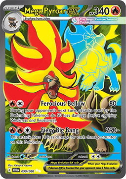 Mega Pyroar ex - Chaos Rising (Ultra Rare) [CRI-099] Imagen principal del producto