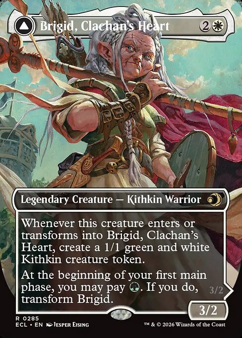 Brigid, Clachan's Heart // Brigid, Doun's Mind – Lorwyn Eclipsed (ECL-285) Magic: The Gathering card | LC-REM-20260804-15572343783756-887002ae-794b-427c-9f98-e909b22313d9 Hauptbild