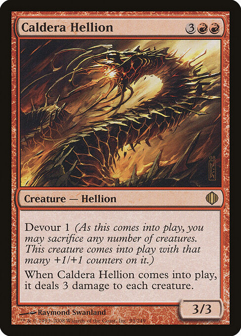 Caldera Hellion – Shards of Alara (ALA-95) Magic: The Gathering card | LC-REM-20260804-15151246049612-88866ce7-0b81-4b6c-a17e-ce5e51a0f2da Immagine principale del prodotto