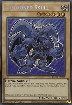 Summoned Skull (V.1 - Secret Rare) Image principale du produit
