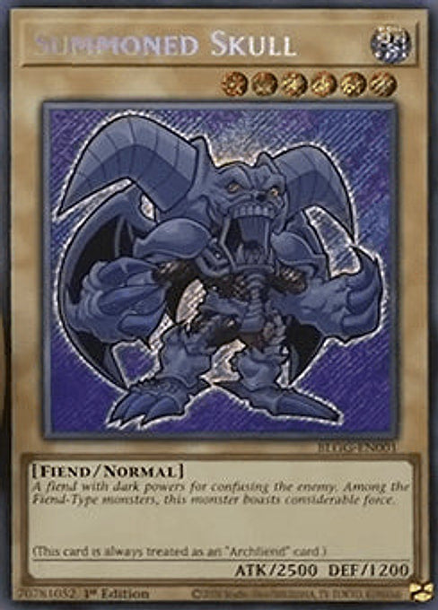 Summoned Skull — Battles of Legend: Glorious Gallery (BLGG-001) Yu-Gi-Oh! card Imagen principal del producto