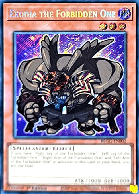Exodia the Forbidden One — Battles of Legend: Glorious Gallery (BLGG-002) Yu-Gi-Oh! card Imagen principal del producto