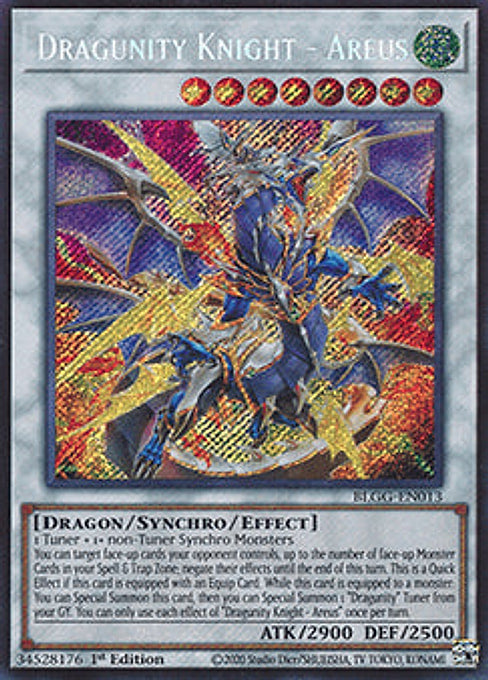 Dragunity Knight - Areus — Battles of Legend: Glorious Gallery (BLGG-013) Yu-Gi-Oh! card Imagen principal del producto