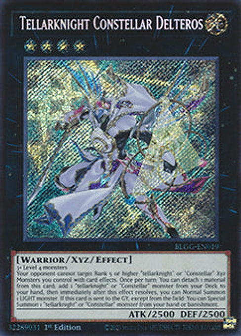 Tellarknight Constellar Delteros — Battles of Legend: Glorious Gallery (BLGG-019) Yu-Gi-Oh! card Imagen principal del producto
