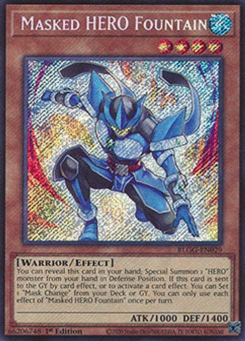 Masked HERO Fountain — Battles of Legend: Glorious Gallery (BLGG-029) Yu-Gi-Oh! card Main image