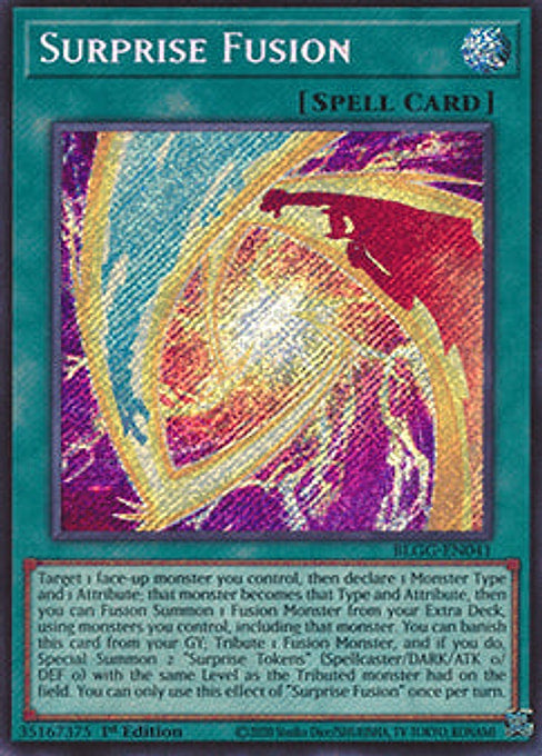 Surprise Fusion — Battles of Legend: Glorious Gallery (BLGG-041) Yu-Gi-Oh! card Hauptbild
