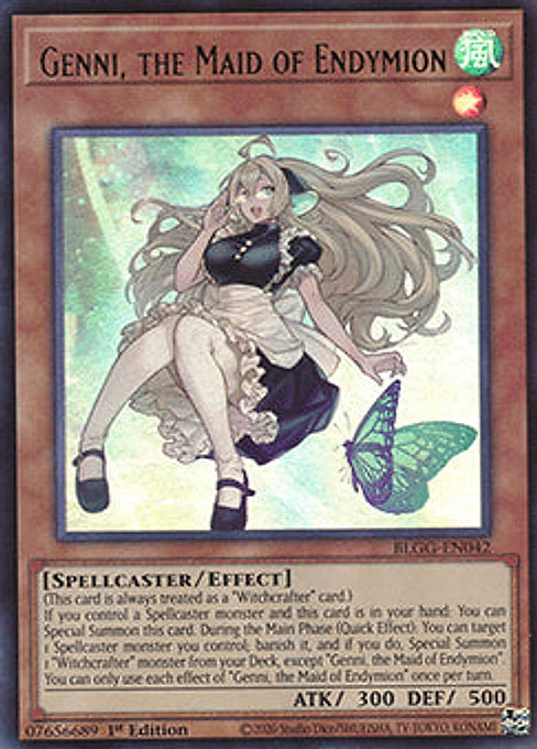 Genni, the Maid of Endymion — Battles of Legend: Glorious Gallery (BLGG-042) Yu-Gi-Oh! card Hauptbild