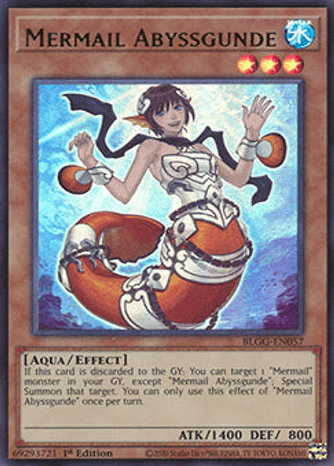 Mermail Abyssgunde — Battles of Legend: Glorious Gallery (BLGG-057) Yu-Gi-Oh! card Main image