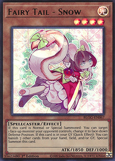 Fairy Tail - Snow — Battles of Legend: Glorious Gallery (BLGG-067) Yu-Gi-Oh! card Hauptbild