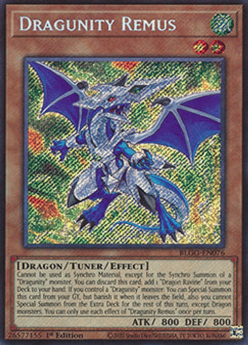 Dragunity Remus — Battles of Legend: Glorious Gallery (BLGG-076) Yu-Gi-Oh! card Main image