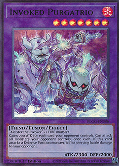 Invoked Purgatrio — Battles of Legend: Glorious Gallery (BLGG-086) Yu-Gi-Oh! card Hauptbild