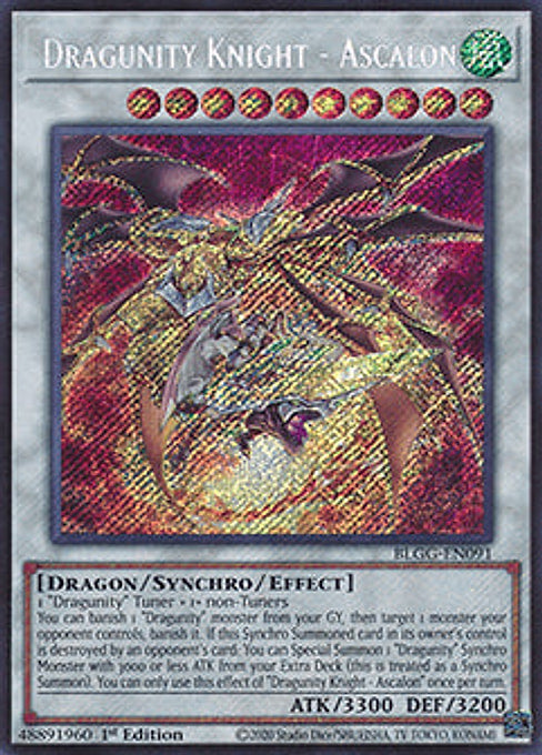 Dragunity Knight - Ascalon — Battles of Legend: Glorious Gallery (BLGG-091) Yu-Gi-Oh! card Main image