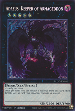 Adreus, Keeper of Armageddon (V.1 - Secret Rare) Hoofdafbeelding