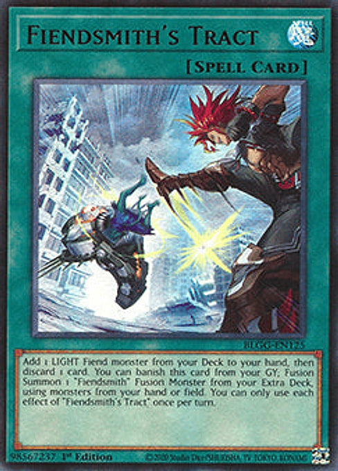 Fiendsmith's Tract — Battles of Legend: Glorious Gallery (BLGG-125) Yu-Gi-Oh! card Hauptbild