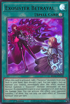 Exosister Betrayal (V.1 - Ultra Rare) Image principale du produit