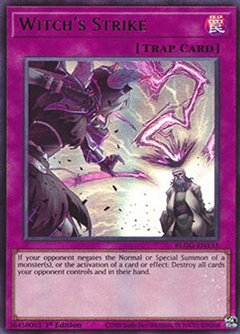 Witch's Strike — Battles of Legend: Glorious Gallery (BLGG-133) Yu-Gi-Oh! card Hauptbild