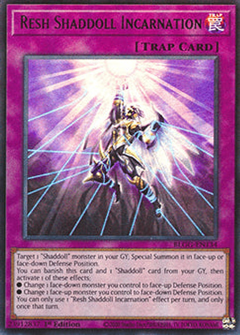 Resh Shaddoll Incarnation — Battles of Legend: Glorious Gallery (BLGG-134) Yu-Gi-Oh! card Hauptbild