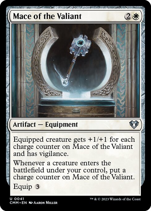 Mace of the Valiant – Commander Masters (CMM-41) Magic: The Gathering card Immagine principale del prodotto