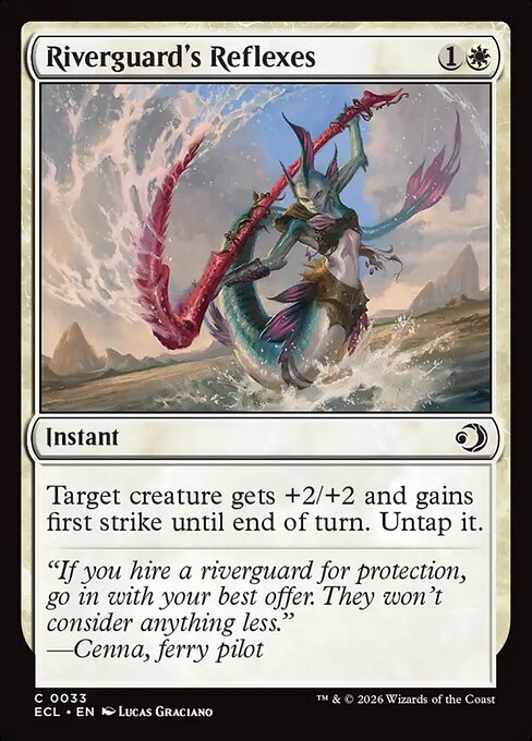 Riverguard's Reflexes – Lorwyn Eclipsed (ECL-33) Magic: The Gathering card
