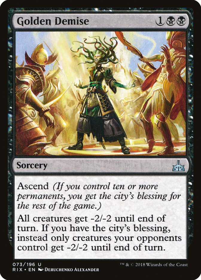 Golden Demise - Rivals of Ixalan (Uncommon) [RIX-73]