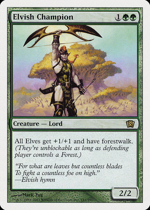Elvish Champion – Eighth Edition (8ED-241) Magic: The Gathering card