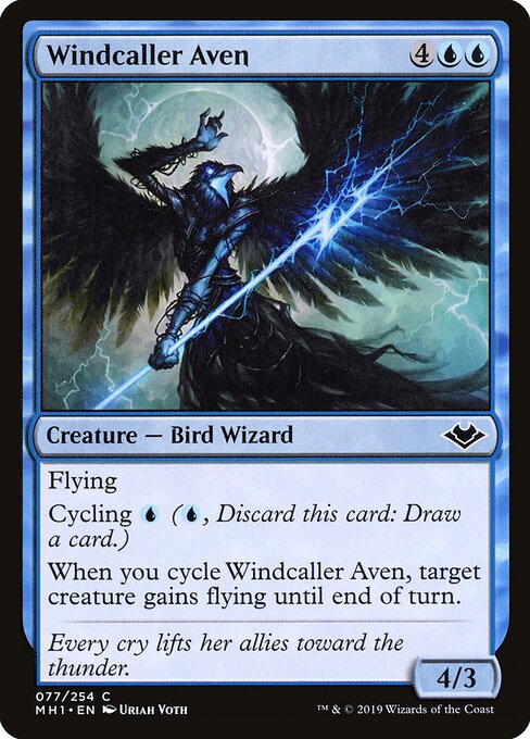 Windcaller Aven – Modern Horizons (MH1-77) Magic: The Gathering card | LC-REM-20260804-15150896447820-88d26568-be8f-4a04-82b6-4c37b55d4cfd