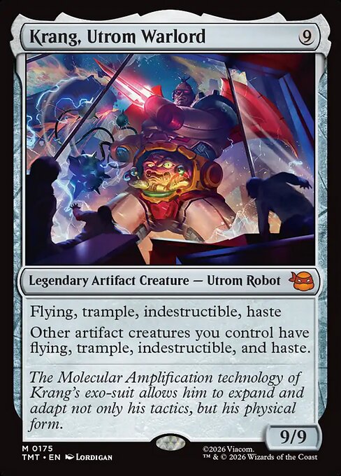 Krang, Utrom Warlord – Teenage Mutant Ninja Turtles (TMT-175) Magic: The Gathering card Hauptbild
