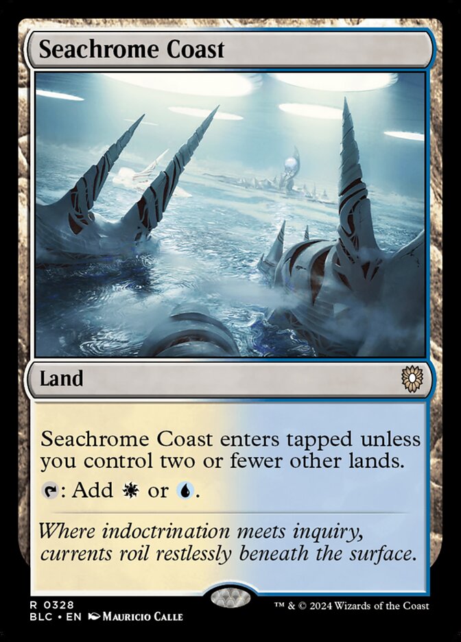 Seachrome Coast - Commander: Bloomburrow (Rare) [BLC-328]