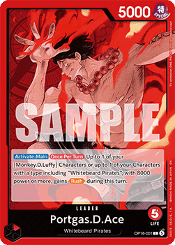 Portgas.D.Ace (OP16-001) (V.1) Hoofdafbeelding