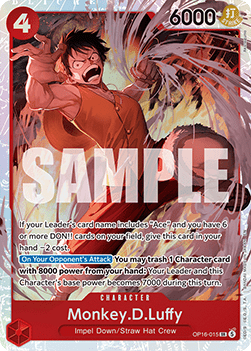 Monkey.D.Luffy (OP16-015) (V.1) Hoofdafbeelding