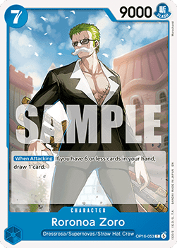 Roronoa Zoro (OP16-053) Image principale du produit