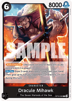Dracule Mihawk (OP16-089) Hoofdafbeelding
