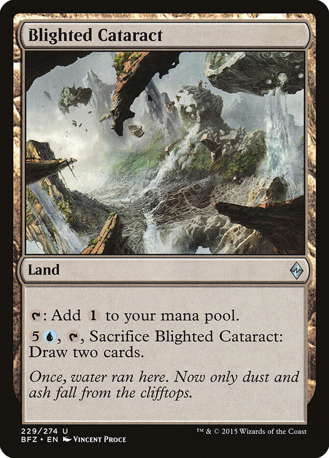 Blighted Cataract - Battle for Zendikar (Uncommon) [BFZ-229]
